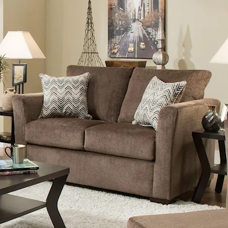 Transitional Love Seat